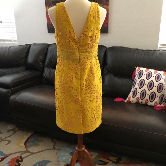 ⭕️Sold⭕️ Gardenia Lace Column Dress by Maeve, 10P - Picture 3 of 3